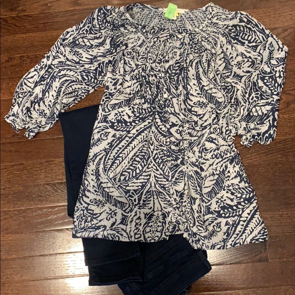 Floral print top